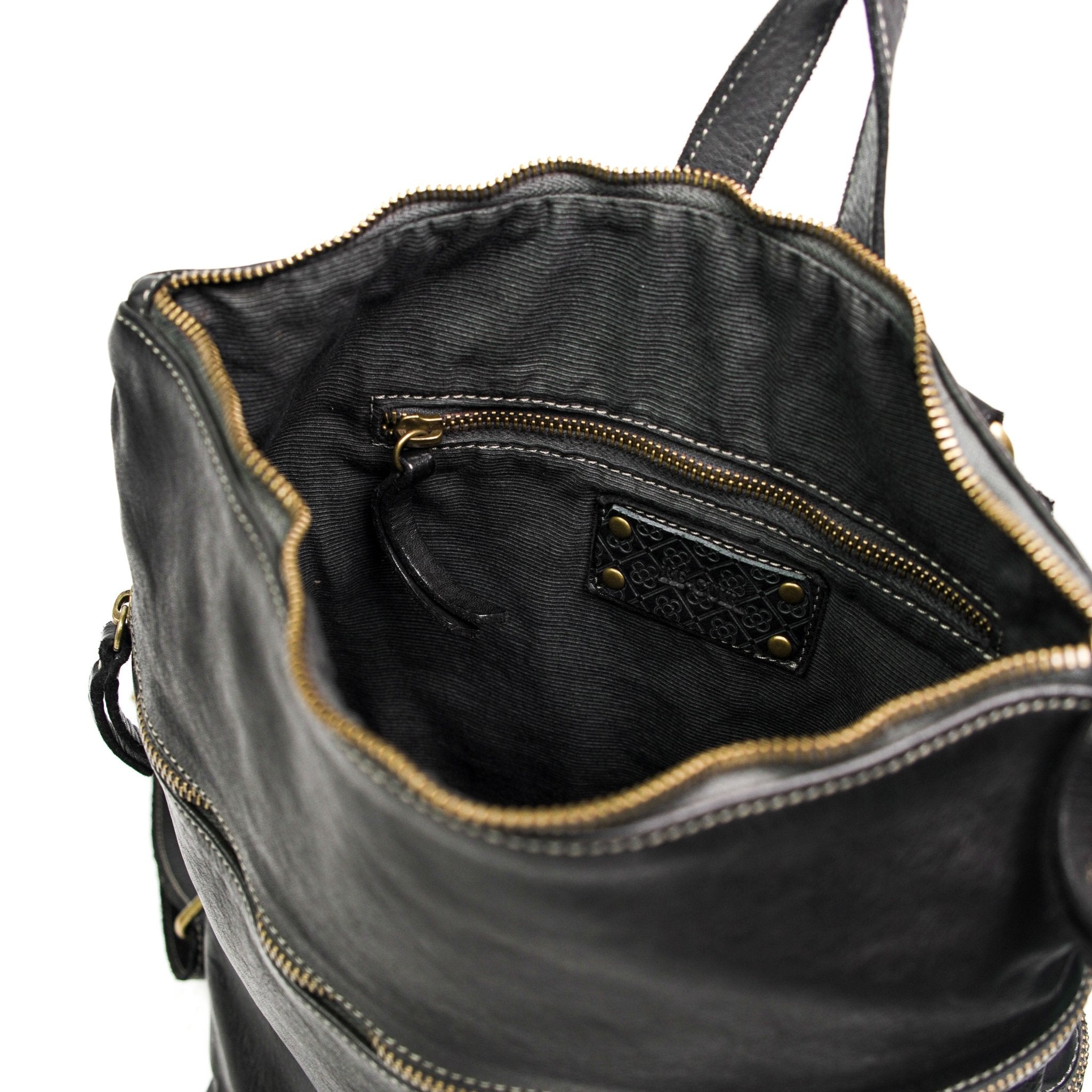 BACKPACK ZAINO ZIP - Re - Cuir