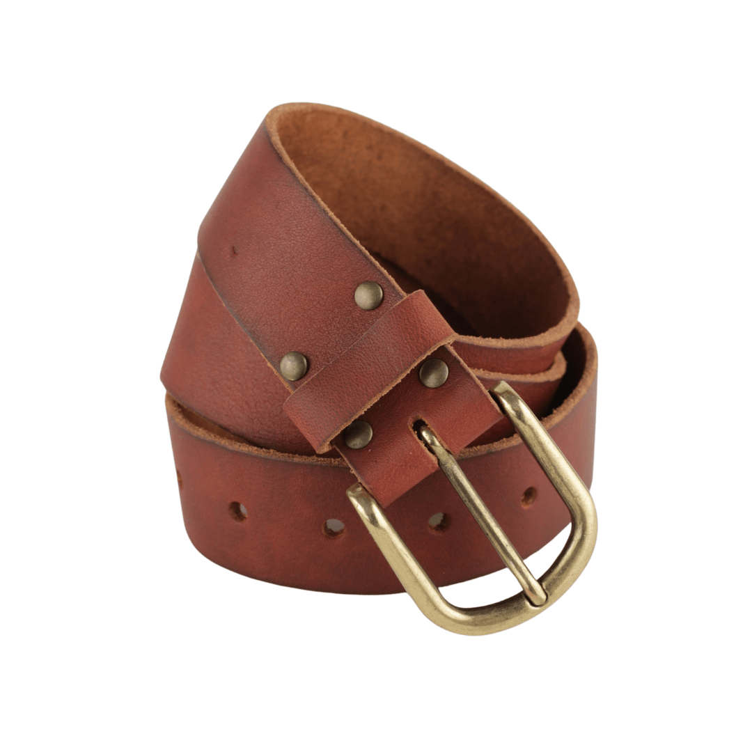 CINTURÓN PIEL LISA PERSONALIZABLE - Re - Cuir