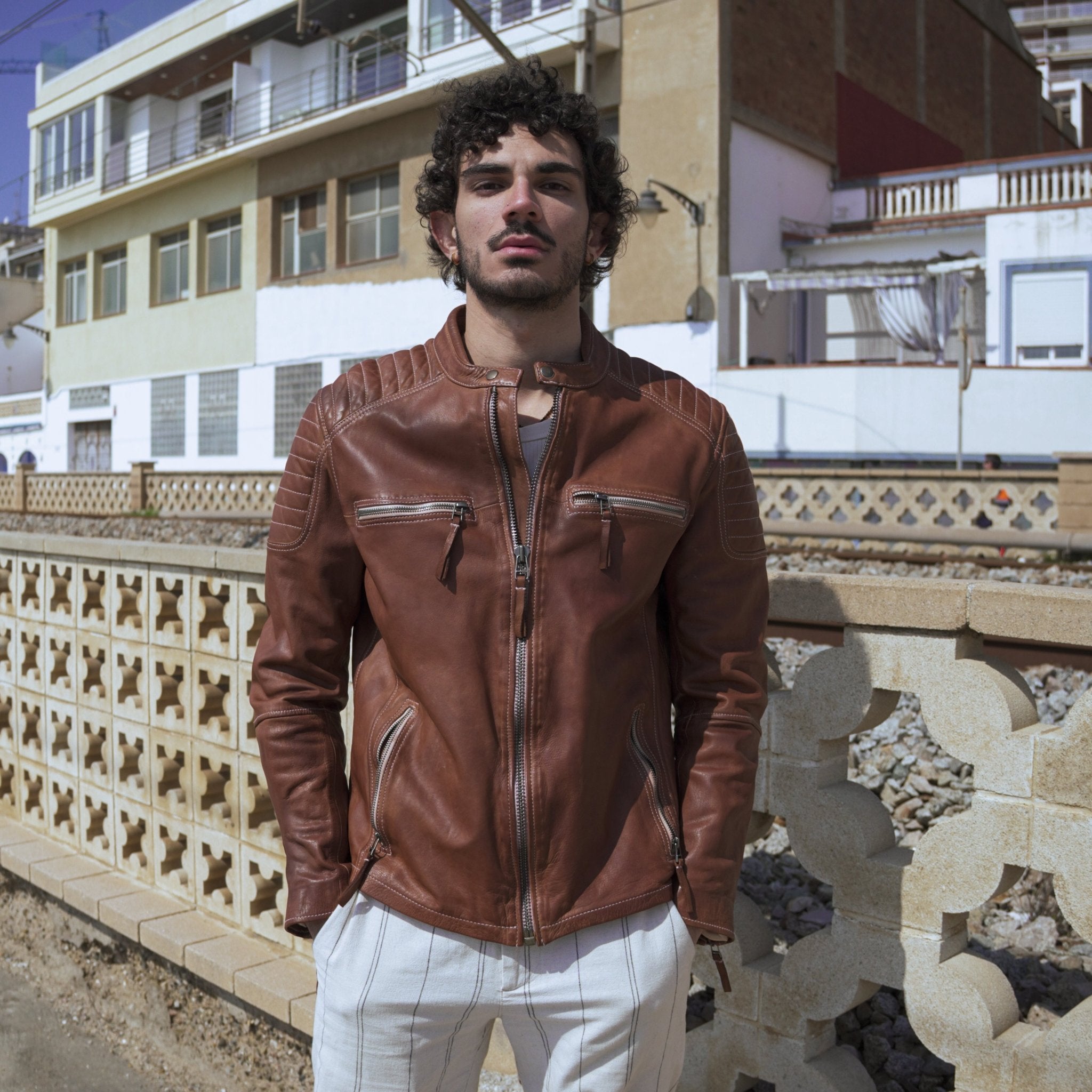 JACKET THOR - Re - Cuir