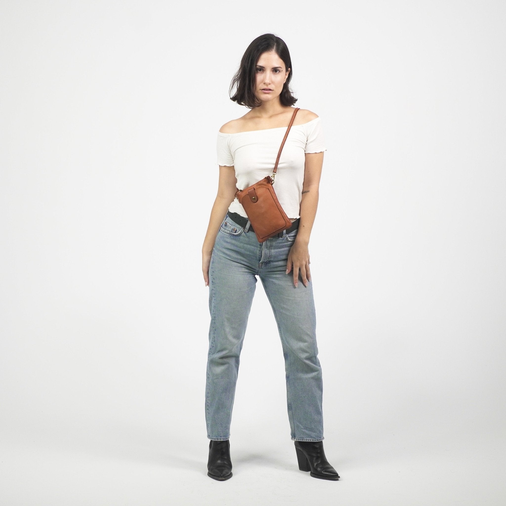 MOBILE HOLDER SLIDE - Re - Cuir