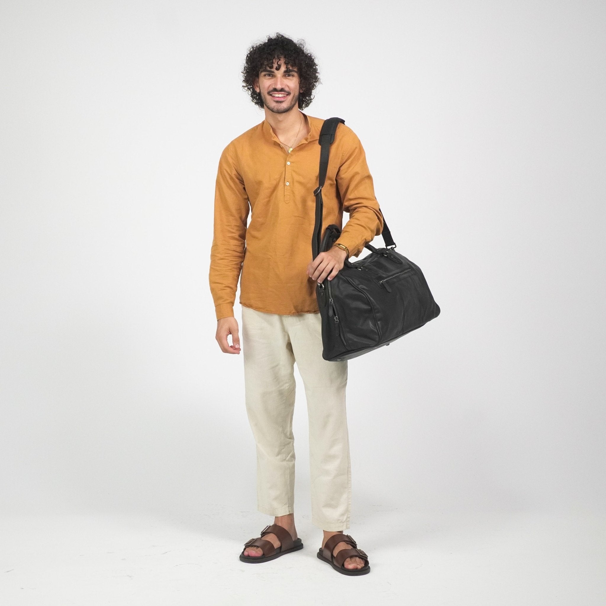 TRAVEL BAG BARSUPIO - Re - Cuir