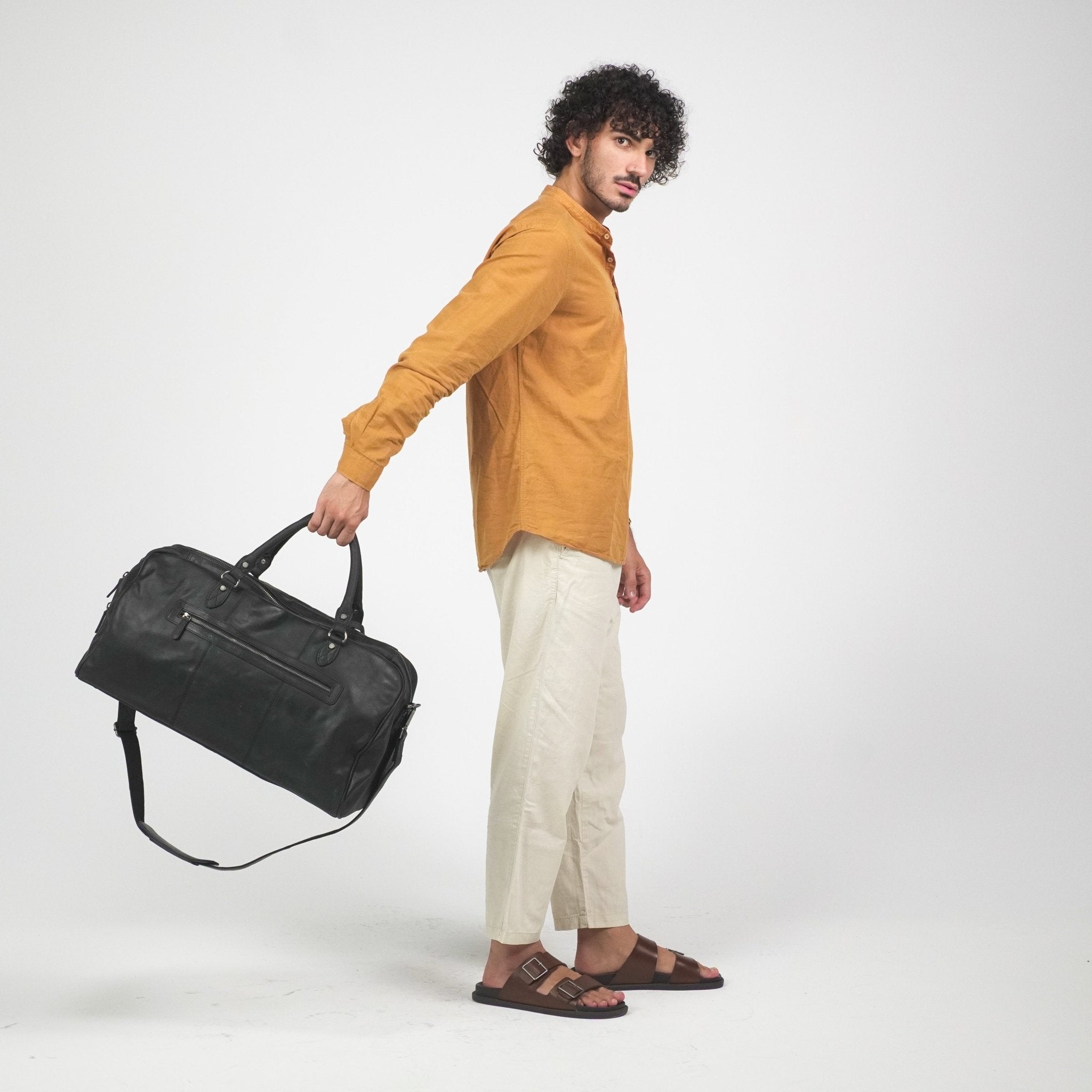 TRAVEL BAG BARSUPIO - Re - Cuir