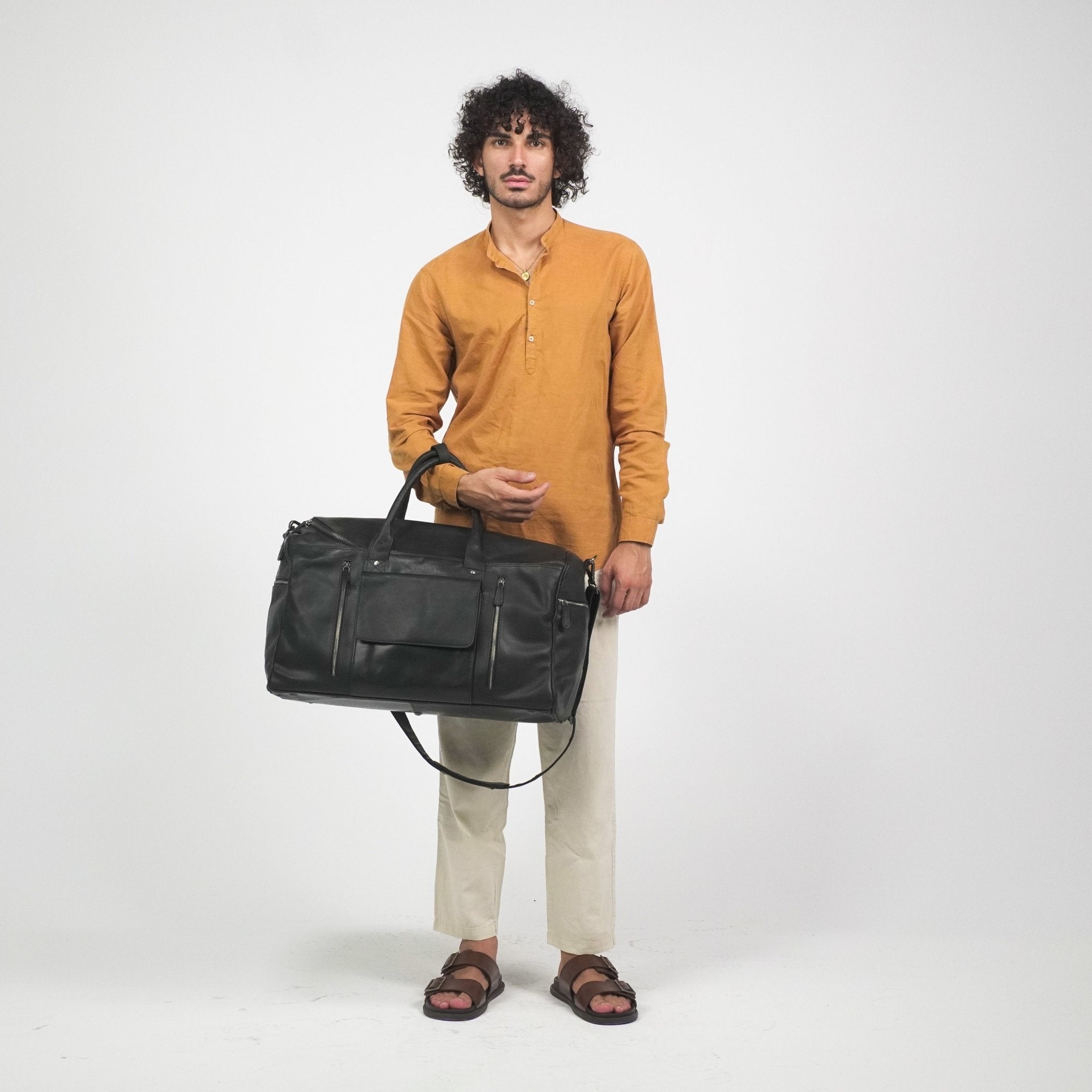 TRAVEL BAG USUAL - Re - Cuir