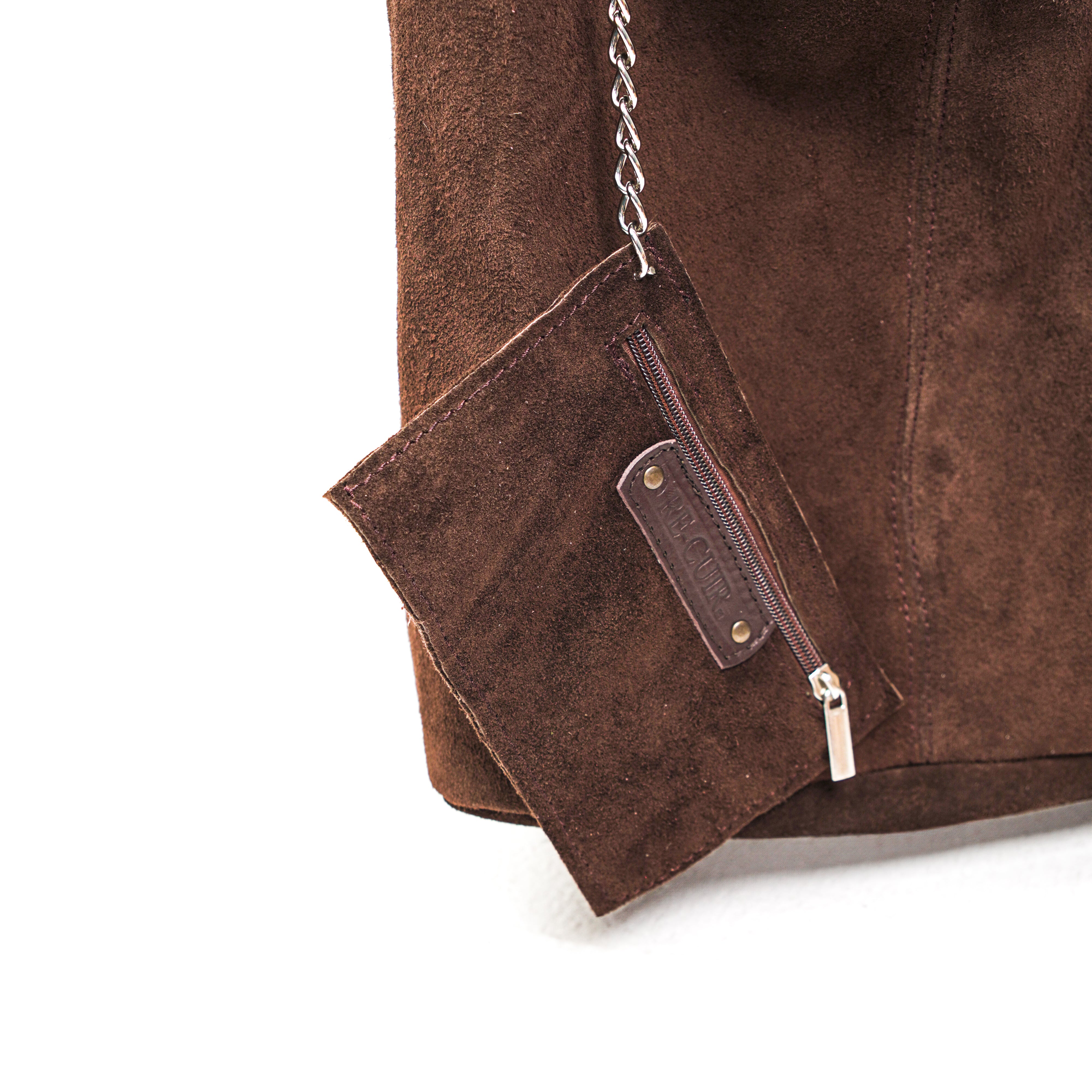 SUEDE SHOPPER BAG