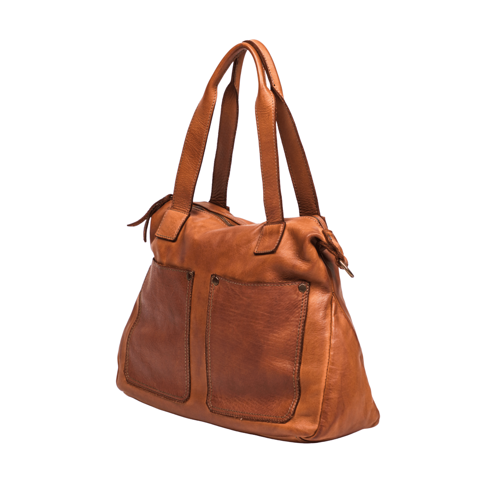 BAG TWO POCKETS - Re - Cuir