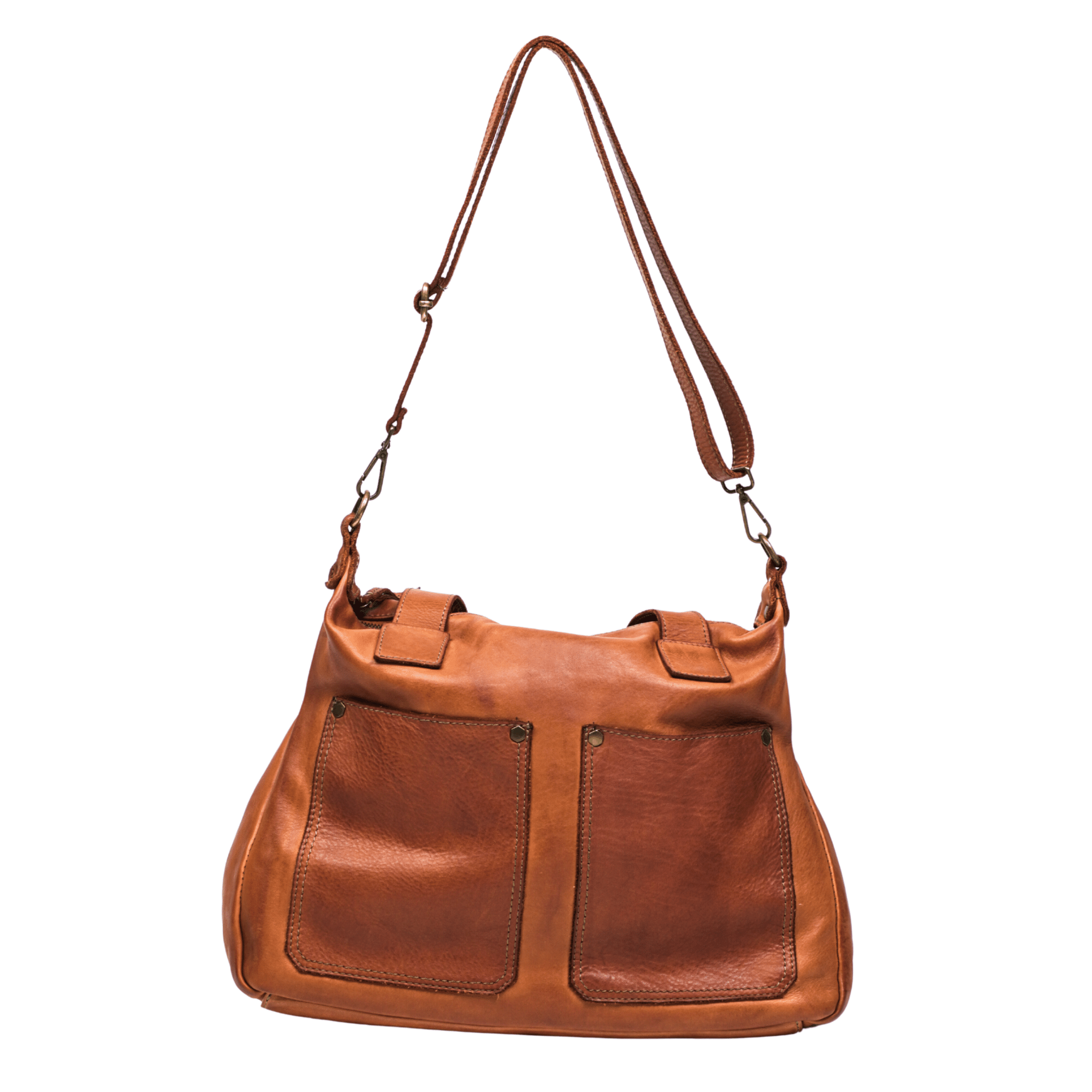 BAG TWO POCKETS - Re - Cuir