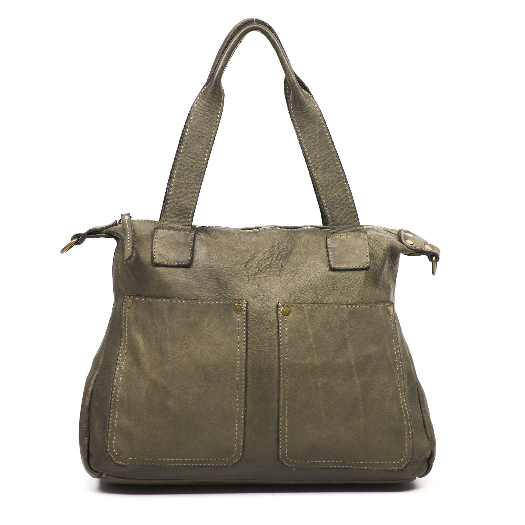 BAG TWO POCKETS - Re - Cuir