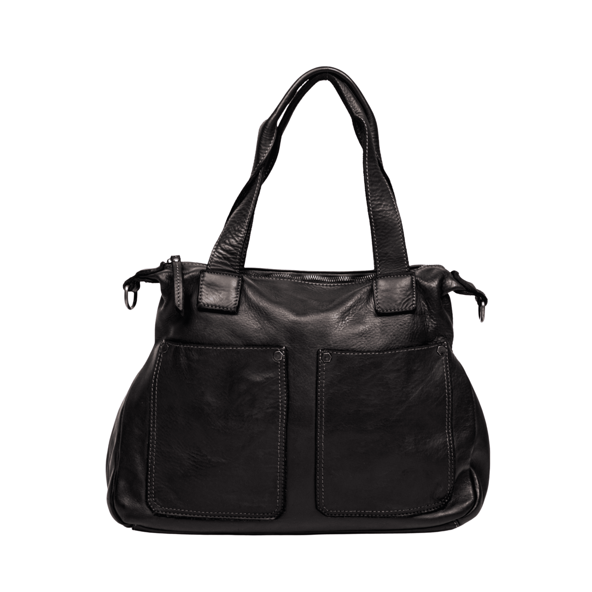 BAG TWO POCKETS - Re - Cuir