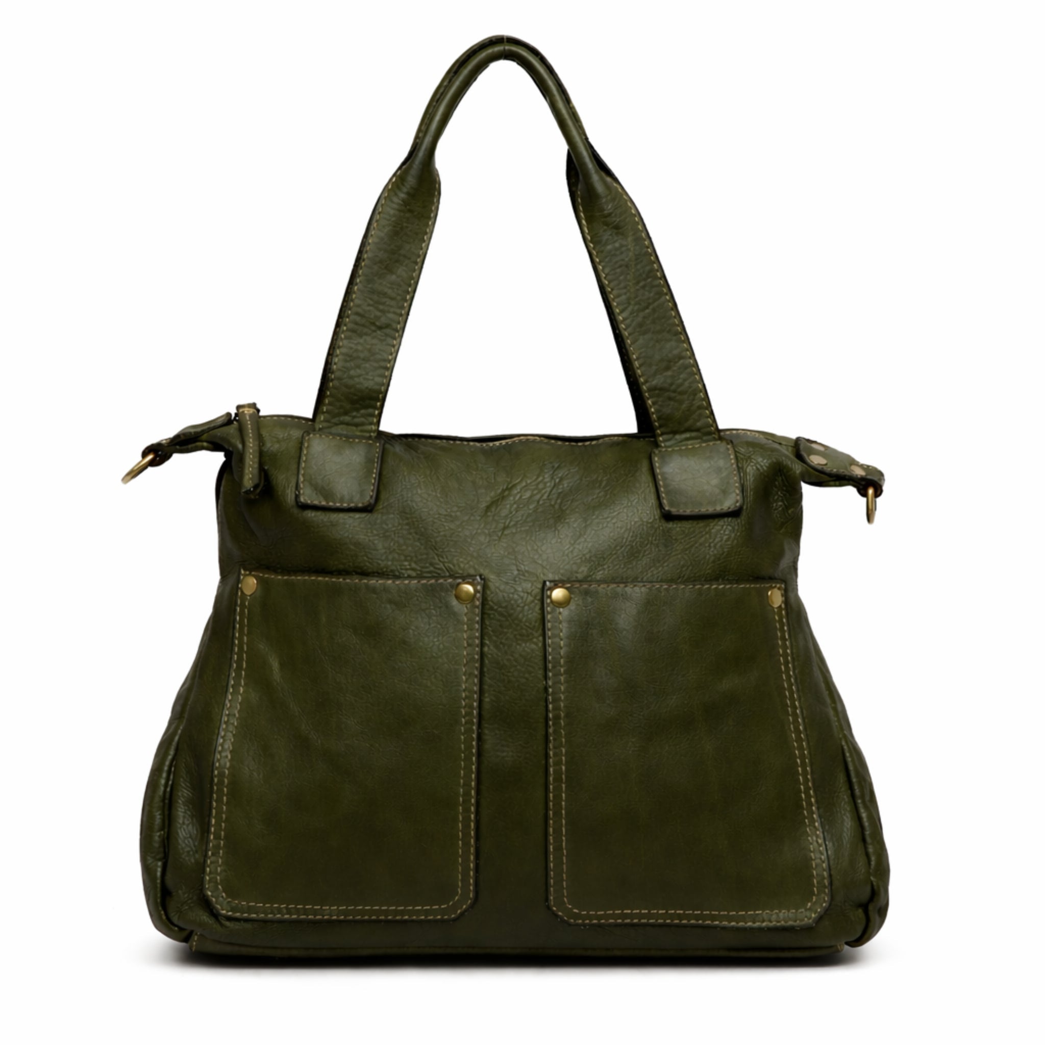 BOLSO TWO POCKETS - Re - Cuir
