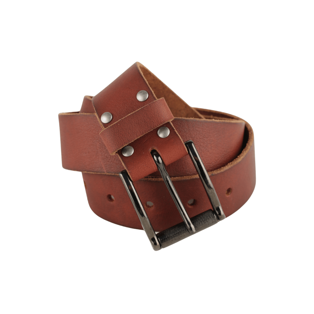 CINTURÓN PIEL LISA PERSONALIZABLE - Re - Cuir