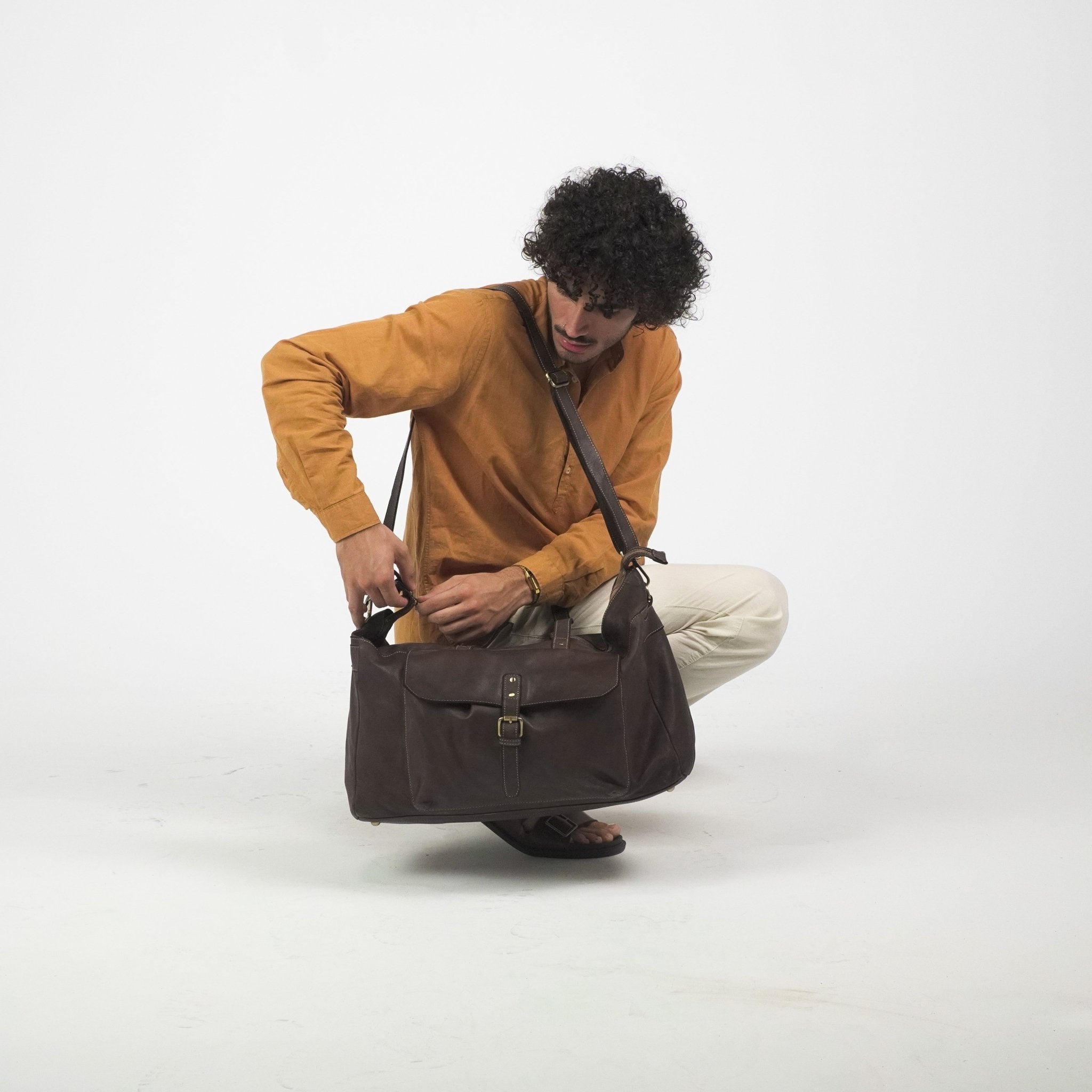 TRAVEL BAG GANESHA - Re - Cuir