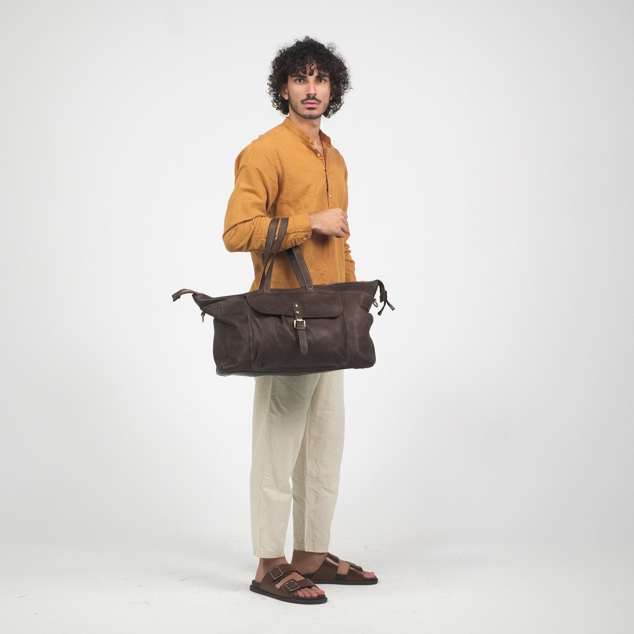 TRAVEL BAG GANESHA - Re - Cuir