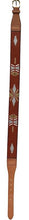 Load image into Gallery viewer, Tribal-Style Mahogany Leather Belt
